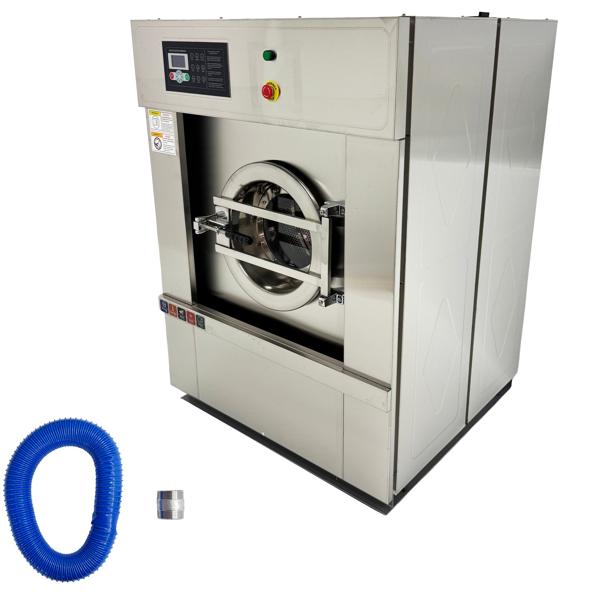 Front Load Washer Industrial Laundry Washing Machine 15kg Laundry Washer Dryer 220V