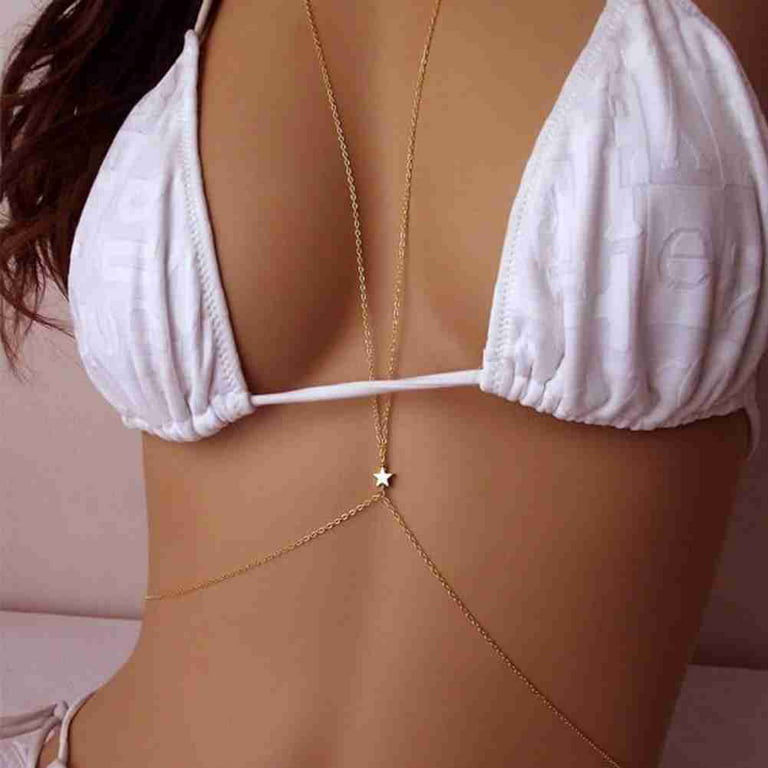 Women Sexy Body Chains Harness Crossovers Belly Waist Beach Jewelrys Bikini  W8B5 