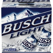 Angle View: Busch Light Beer, 12 fl oz, 24 pack