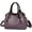 Purple, variant on Satchel Bags for Women Large PU Leather Handbags Shoulder Bags Ladies Crossbody Bags Top Handle Tote Bag