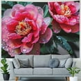 thumbnail image 4 of Leisuo Beautiful peony flower Tapestry Wall Hanging for Living Room Decoration Wall Tapestry Wall Decoration Tapestries for Bedroom Aesthetic Wall Decor Tapestries Painting, 4 of 6