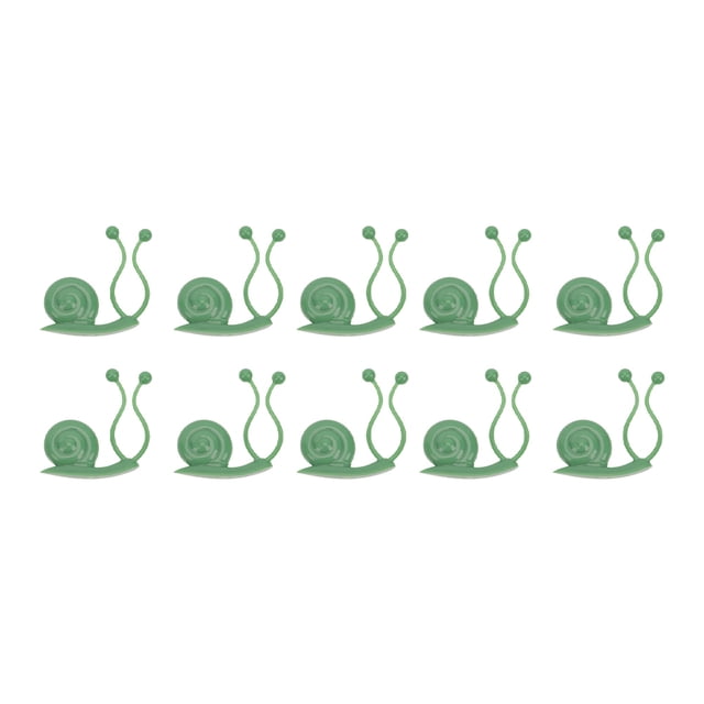 10pcs Self-Adhesive Plant Wall Fixer Clips Home Garden Plant Climbing Holders