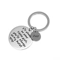 thumbnail image 2 of Dad I'll always be your little girl, you'll always be my hero Stainless Steel Keychain, 2 of 9