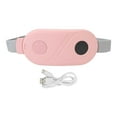 thumbnail image 1 of Electric Waist Belt Device Adjustable 3 Modes Automatic Shut Off Period Menstrual Heating Pad Pink, 1 of 15