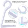 thumbnail image 3 of 2 Pack 6 Inch Metal Shepherd's Hook Plant Hangers – Decorative Wall Hooks for Lanterns Bird Feeders Flower Baskets Rust-Resistant Indoor Outdoor Decor, 3 of 6