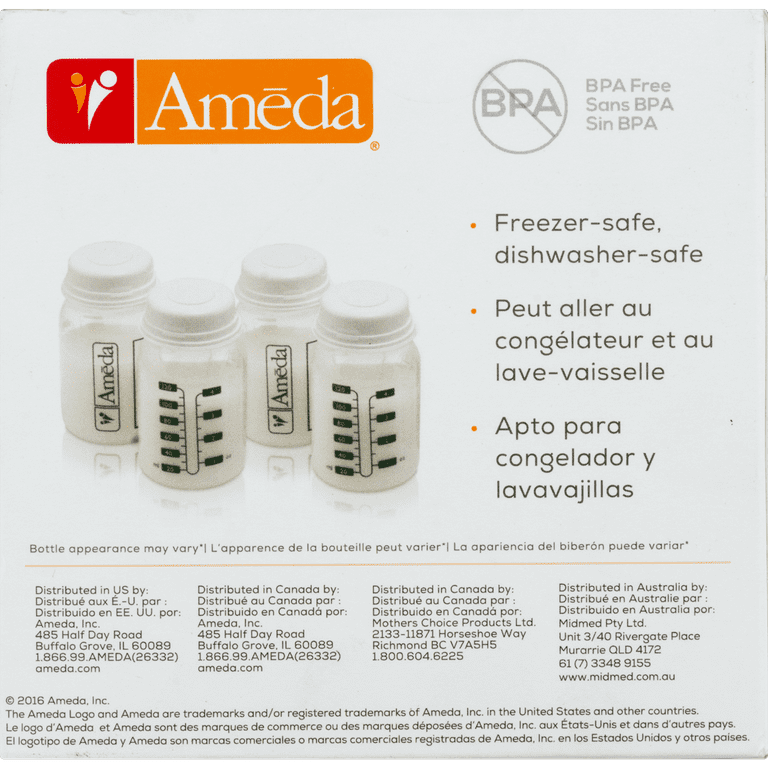 Ameda breast milk storage cheap bottles