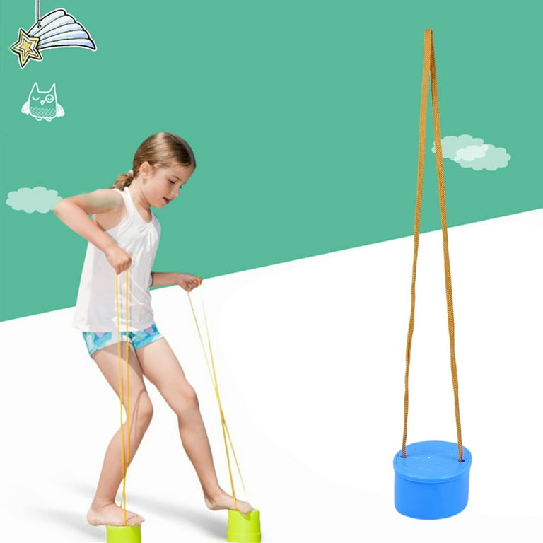 1 Pair Children s Thickened Plastic Elliptical Stilt Balance