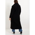 thumbnail image 2 of June + Vie Women's Plus Size Maxi Teddy Fleece Coat, 2 of 6