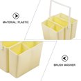 thumbnail image 3 of Parvistic Pen Washing Bucket Plastic Brush Cleaner Detachable Plastic Bucket Art Painting Holder, 3 of 11