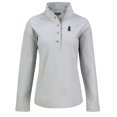 thumbnail image 2 of Women's Cutter & Buck Gray Chicago Cubs Hunts Point Eco Half-Snap Jacket, 2 of 3