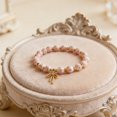 thumbnail image 4 of SIfdSeng Handmade Glazed Ceramic Bead Bracelet | Crafted Stoneware Jewelry | Unique Color Variations | | Adjustable Cord, 4 of 7