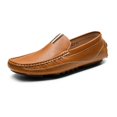 thumbnail image 1 of Mocasines para Hombre Bruno Marc Color Tan Talla 10.5, 1 of 9