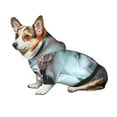 thumbnail image 7 of Honeii Flower Crown White Horse Print Small Dog Hoodies Pet Hooded Sweatshirts Fall Winter Puppy Cat Sweaters Warm Clothes for Small Dogs Outfits Costume-X-Large, 7 of 7