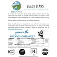Grown in Washington Black Beans 25 lb NonGMO Kosher Vegan