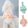 thumbnail image 2 of Skymirror Pet Sanitary Diaper Adjustable Suspender Printed Reusable Dog Underwear Physiological Pants Shorts for Female Dogs, 2 of 8
