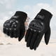 thumbnail image 3 of Guantes De Moto Guantes de moto Guantes de carreras antideslizantes para BMX ATV Road Racing (Negro L), 3 of 8