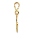 thumbnail image 2 of Diamond2Deal 14K Pendentif Initiale Lettre F en Or Jaune Script Filigrane pour Femmes, 2 of 6