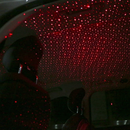Universal Usb Plug Mini Led Car Roof Star Night Lights Projector Light Interior Atmosphere Lamp