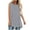 Tank Tops for Women Plus Size-Gray, variant on Homenesgenics Tank Tops for Women under $5 Women Tank Summer Solid Color Round-Neck Sleeveless Casual Tunic Blouse Blue XXL