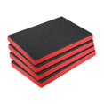 thumbnail image 1 of Almencla 4x Tool Box Foam, Polyethylene Storage Sheets Transport Tabletop Miniatures Professional Box Liner Padding Tool Shadow Insert 60cmx60cmx3.8cm, 1 of 8