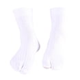thumbnail image 3 of 2xElastic Cotton Tabi Calcetines Calcetines Con 2 Dedos Del Pie Chanclas Calcetines Unisex Blanco Sunnimix Calcetines de 2 dedos del pie, 3 of 8
