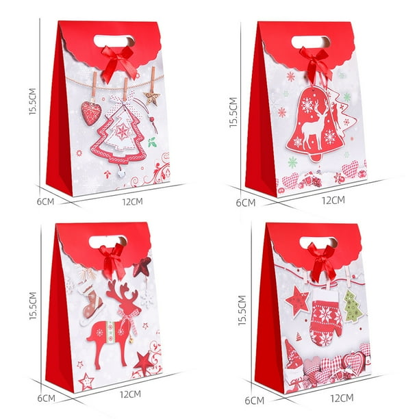 24pcs Adorable Creative Durable Packaging Bag Souvenir Bag Paper Bag Festival Pouch Wrapping Bag for Festival