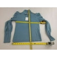 thumbnail image 4 of new WALTER BAKER women Peppa top shirt W6390 light blue cotton blend sz S $148, 4 of 9