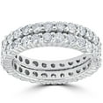 thumbnail image 1 of 3ct Diamond Eternity Double Row 14K White Gold, 1 of 2