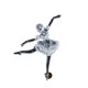 thumbnail image 3 of Productos Adornos para árboles de Navidad de Hong Kong Heng Accesorios Adornos colgantes de copos de nieve de ángel de alce de acrílico transparente para Navidad, 3 of 5