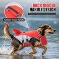thumbnail image 5 of Amztom Dog Life Jacket  for Swimming – Adjustable Buoyancy Aid Flotation Vest for Boating Pool Beach, Safety Flotation Vest for Medium Dogs (Red,M), 5 of 7