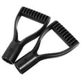 thumbnail image 3 of WRISTBIQUE 2Pcs Black Plastic Spade Handle Covers for Home Use Easy Installation, 3 of 6
