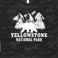 thumbnail image 4 of Inktastic Yellowstone National Park with Bear Mountains and Trees Women's T-Shirt, 4 of 5