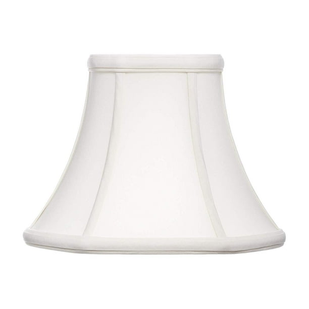 Upgradelights Off White Anna Rayon 9, 9 Inch Lamp Shade