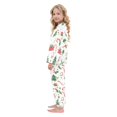 thumbnail image 4 of Fluffy Pajamas Set Fuzzy Winter Warm Pj Sets Pullover Tops and Long Pants Christmas Icon Pattern X-Small, 4 of 8