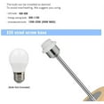 thumbnail image 3 of Small Table Lamps Set for Bedroom, Wood Desk Lamp with White Fabric Shade for Dresses, Nightstand, Bedside, Coffee Table, 3 of 6