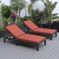 thumbnail image 2 of HomeStock Mediterranean Magic Modern Outdoor Chaise Lounge Chair With Cushions Set of 2, 2 of 8