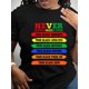 thumbnail image 1 of [Camiseta gráfica empoderadora] Camiseta gráfica cómoda de algodón "Nunca te disculpes por tu negritud" - Camiseta informal lavable a máquina para mujer, camisetas de ocio, 1 of 6