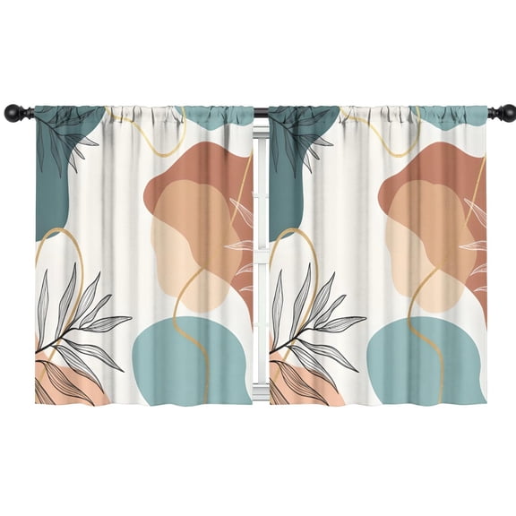 Blackout Kids Curtains,Boho Bohemian Art Childrens Insulated Curtains Set Of 2,Bedroom Essentials,Toddler Room Decor 42"x54"(106x137cm)