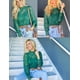 thumbnail image 2 of Blusa HOTOUCH Lace Manga Larga para Mujer Verde Oscuro M, 2 of 4