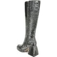 thumbnail image 3 of Circus By Sam Edelman Kylie Stardust Silver Square Toe Knee High Block Heel Boot (Stardust Silver, 6), 3 of 4
