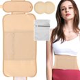 thumbnail image 1 of Ensemble de 4 Packs d'Huile pour Taille et Cou avec Coussinets de Poitrine Lavables Réutilisables Enveloppe d'Huile Essentielle pour Jambes Sans Désordre avec Sangles Élastiques Réglables Pack d'Huile Doux et Confortable pour Taille et Cou, 1 of 7