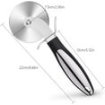 thumbnail image 4 of Roulette à Pizza, Coupe Pizza, Découpe Pizza, Couteau a Pizza - Pizza Cutter avec Poignée en Silicone et Lames en Acier Inoxydable avec Couvercle de Protection | Noir, 4 of 5