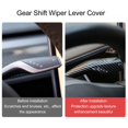 thumbnail image 4 of Akozon 4 Pcs Gear  Wiper Lever Cover, ABS Durable Wheel Column  Paddle Cover Replacement for  Model 3 Y, 4 of 8