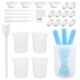 thumbnail image 1 of Silicone Resin Measuring Cups Tool Kit DIY Creativity Epoxy Mixer Set Reusable Resin Color Cups with Clear Scale Mixing Tool Kit for Resin Molds Jewelry Making, 1 of 10