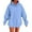 Blue, variant on Womens Oversized Hoodies Fleece Sweatshirts Long Sleeve Sweaters Pullover Fall Outfits Winter Clothes
