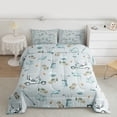 thumbnail image 2 of Feelyou Golf Sport Lover Bedding Comforter Set for Teens, Plant Botanical Twin Comforter Sets, Kawaii Cartoon Blue Reversible Bedding Set, Ultra Soft Bedroom Decor, 2-Piece, 2 of 8