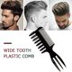 thumbnail image 3 of Peine de pelo de aceite Vintage para hombre peine de horquilla de dientes anchos Retro peine de barba para el pelo trasero, 3 of 7