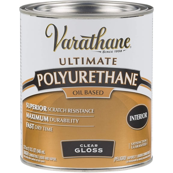 Rust-Oleum Varathane Interior Polyurethane Satin - Clear, 1 Qt.