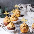 thumbnail image 2 of 10 piezas/lote de adornos acrílicos para cupcakes Eid Mubarak, adornos dorados con espejo para tartas, suministros de decoración para fiestas musulmanas islámicas de Ramadán 2024, 2 of 6