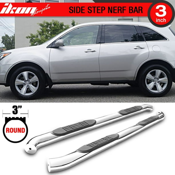 Apu 2007 2013 Acura Mdx Stainless Side Steps Running Boards Nerf Side Bars